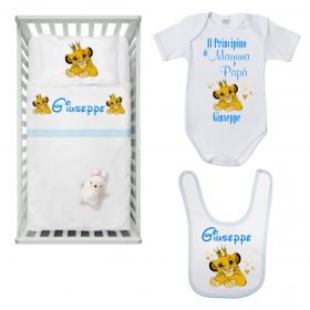 Corredino neonato kit personalizzato con Simba - ByraStore.com