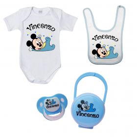 Corredino kit Topolino baby con nome - ByraStore.com